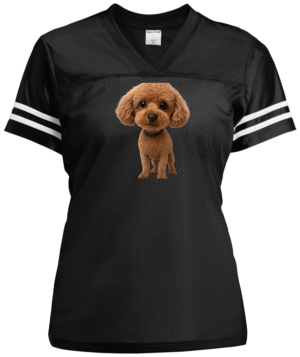 LST307 Sport-Tek Ladies' Replica Jersey - Black/White