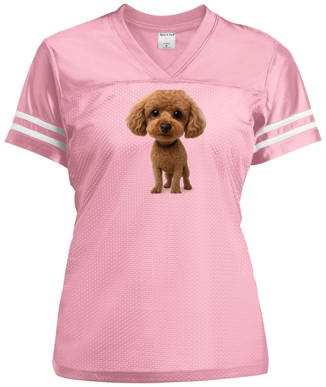 LST307 Sport-Tek Ladies' Replica Jersey - Light Pink/White
