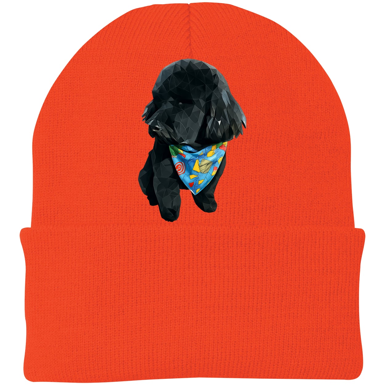 CP90 Port & Company Knit Beanie - Athletic Orange