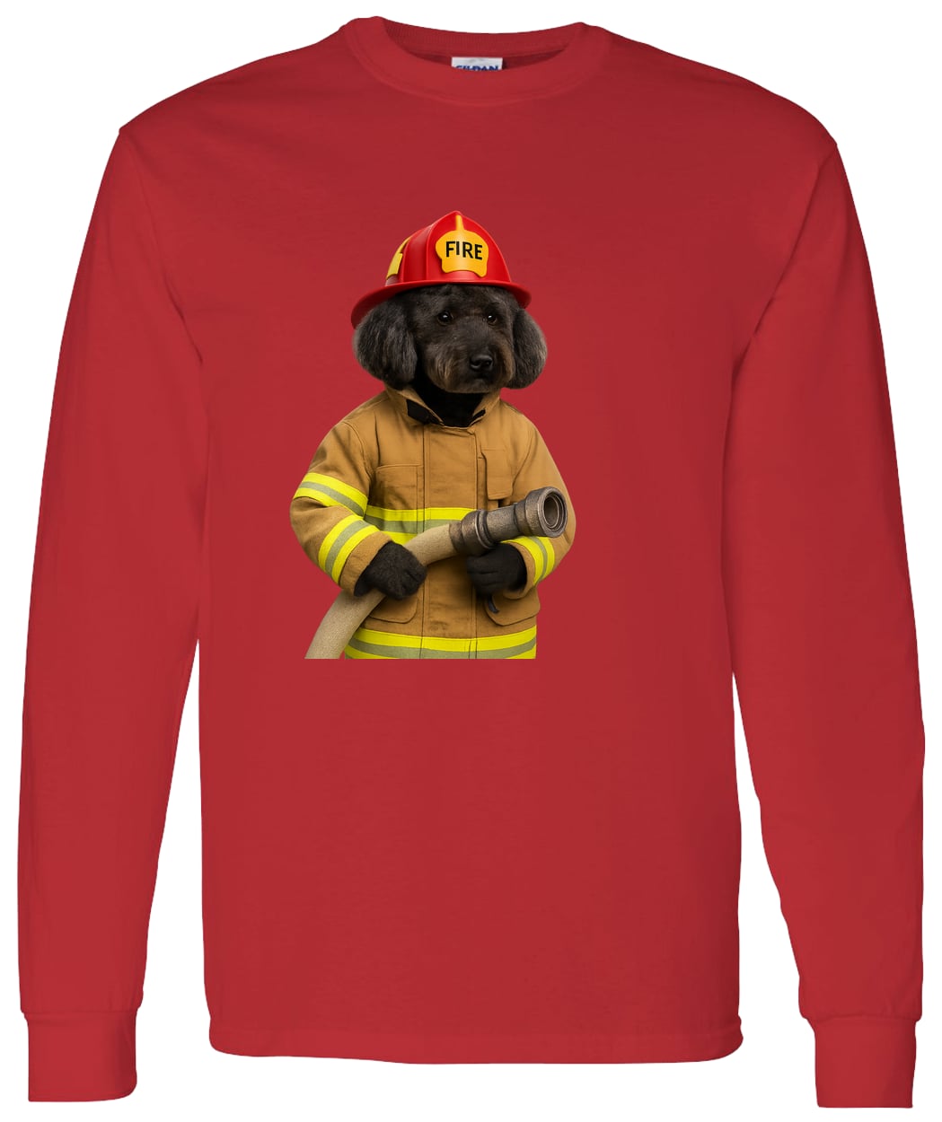 G540 LS T-Shirt 5.3 oz. - Red