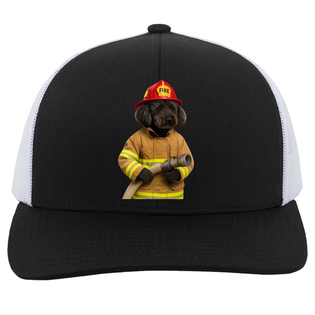 104C Trucker Snap Back - Black/White