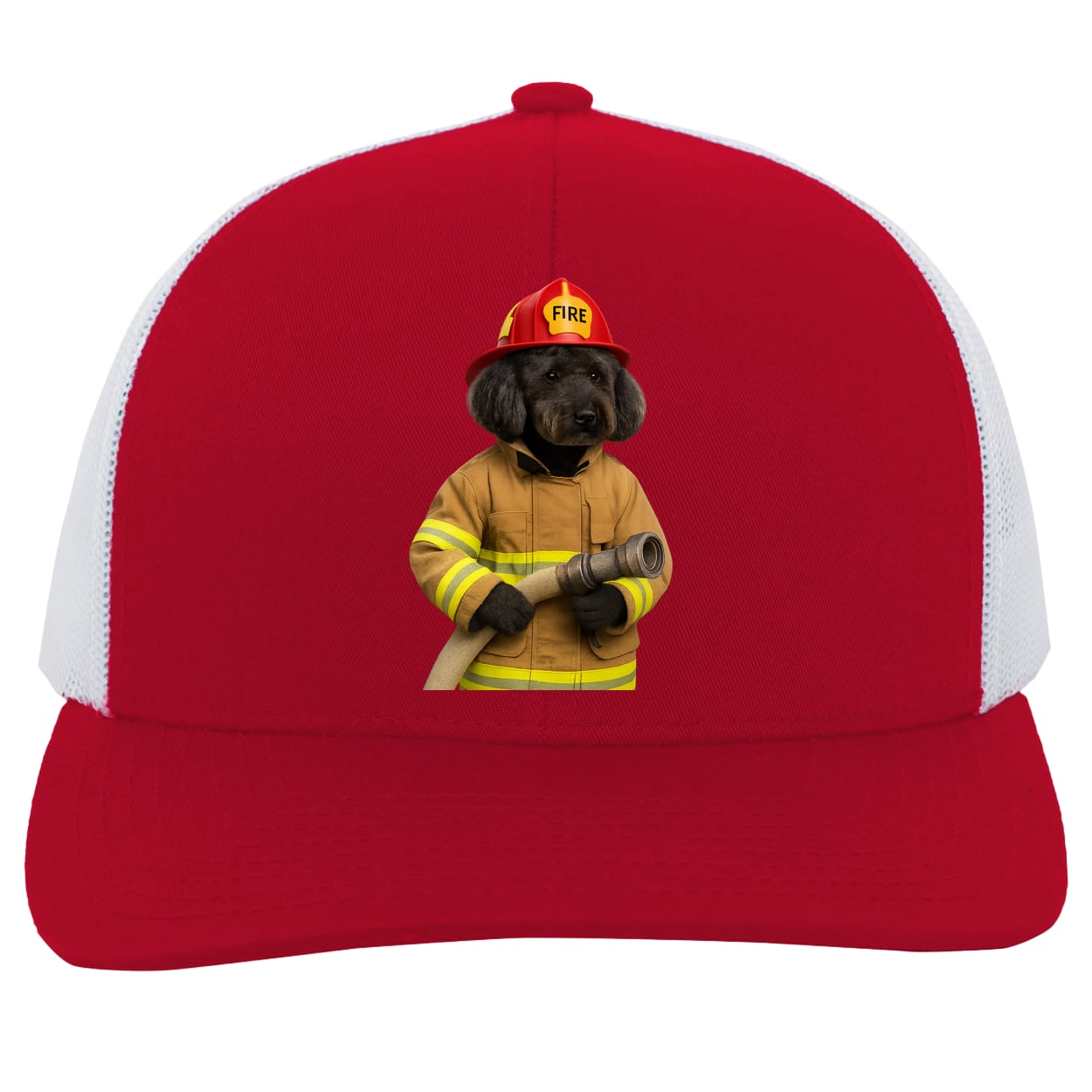 104C Trucker Snap Back - Red/White