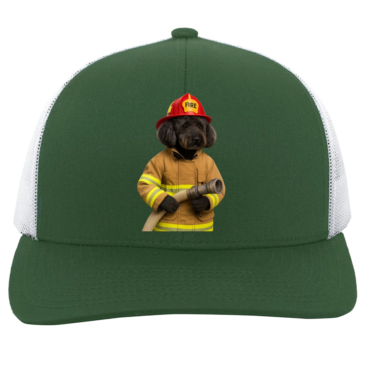 104C Trucker Snap Back - Dark Green/White