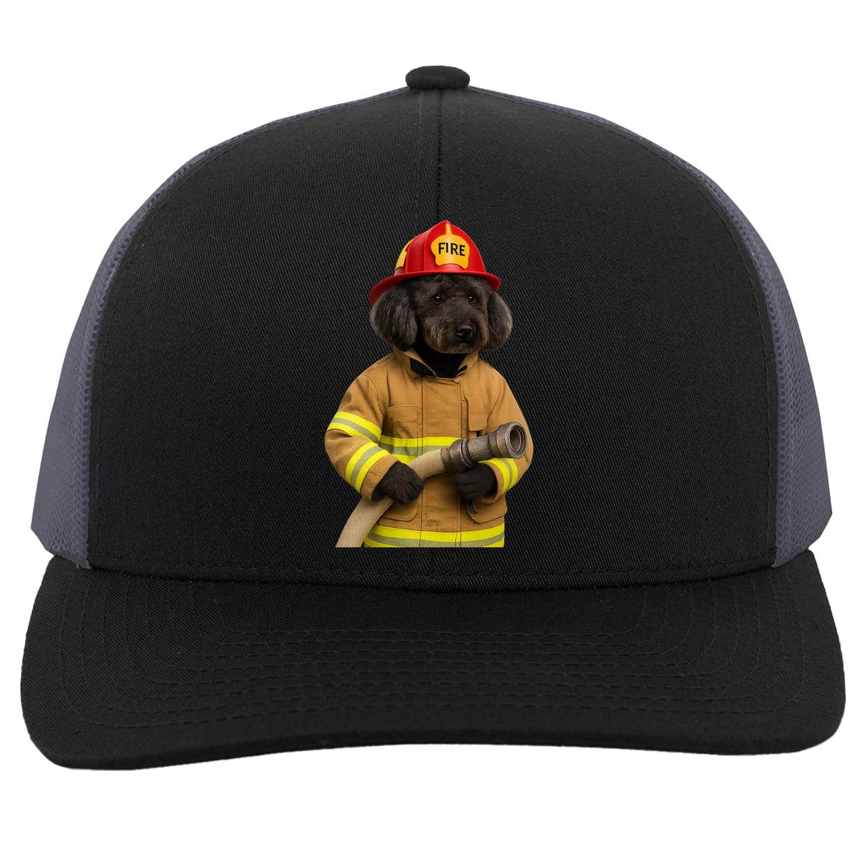 104C Trucker Snap Back - Black/Graphite
