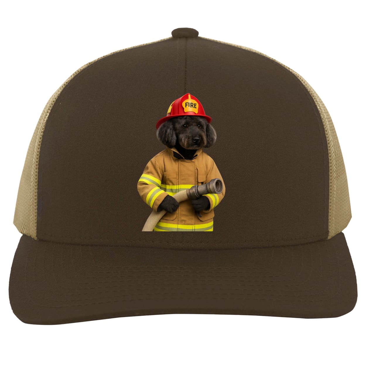 104C Trucker Snap Back - Brown/Khaki