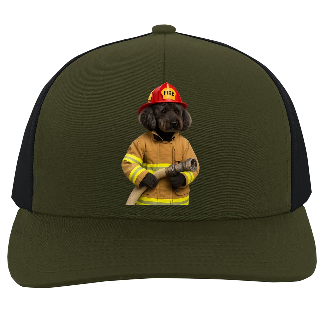 104C Trucker Snap Back - Moss/Charcoal