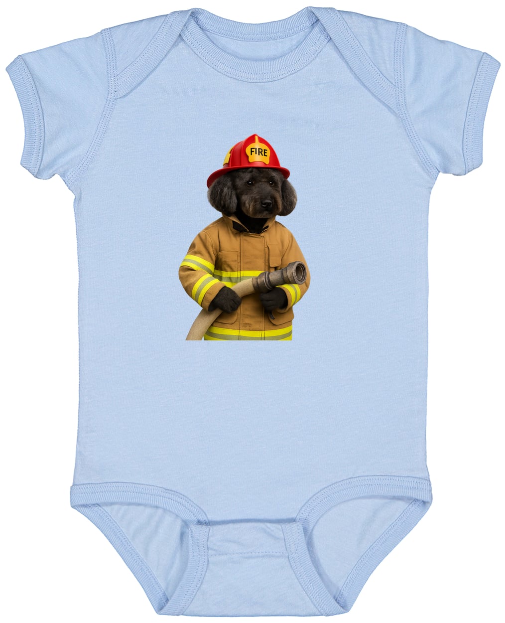 4424 Infant Fine Jersey Bodysuit - Light Blue