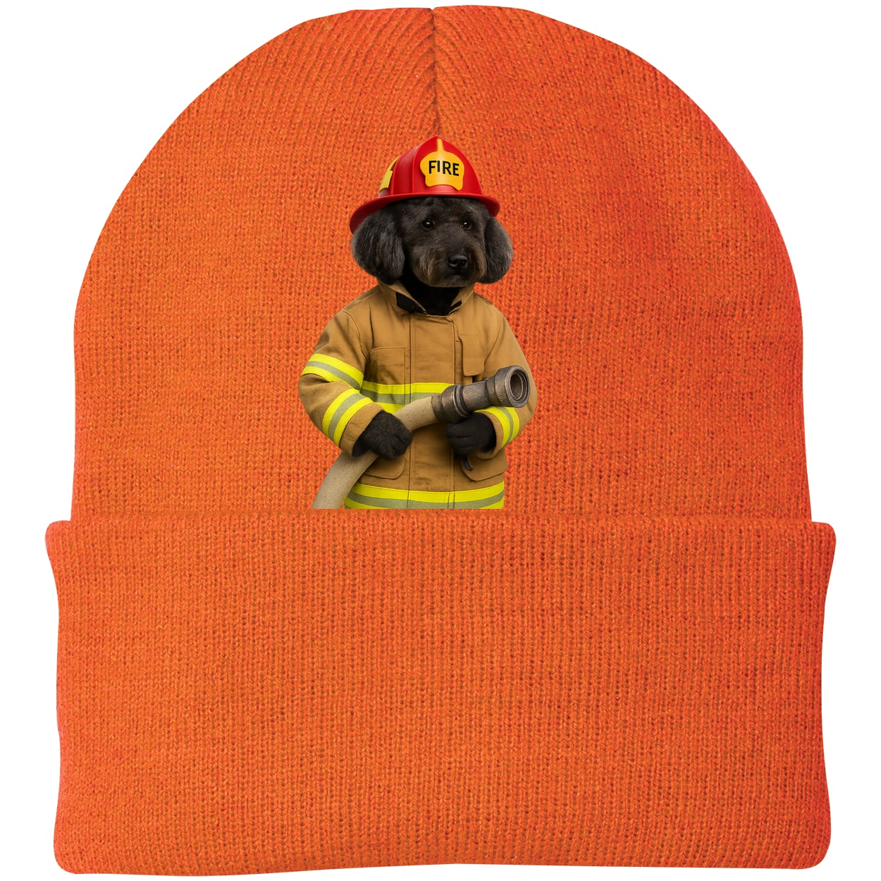CP90 Port & Company Knit Beanie - Neon Orange
