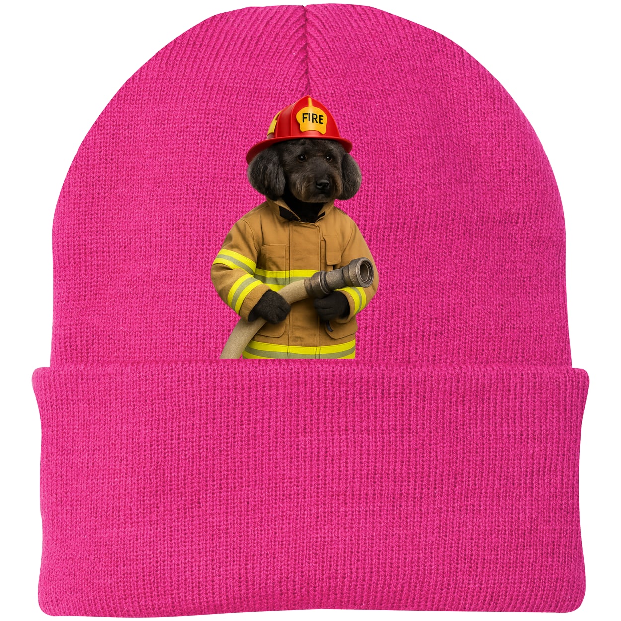 CP90 Port & Company Knit Beanie - Neon Pink