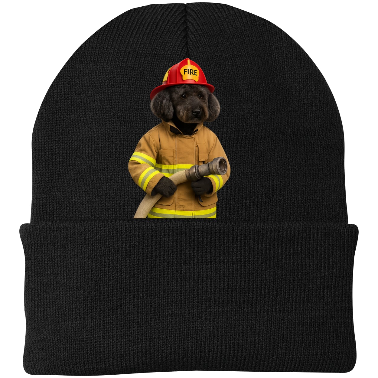 CP90 Port & Company Knit Beanie - Black