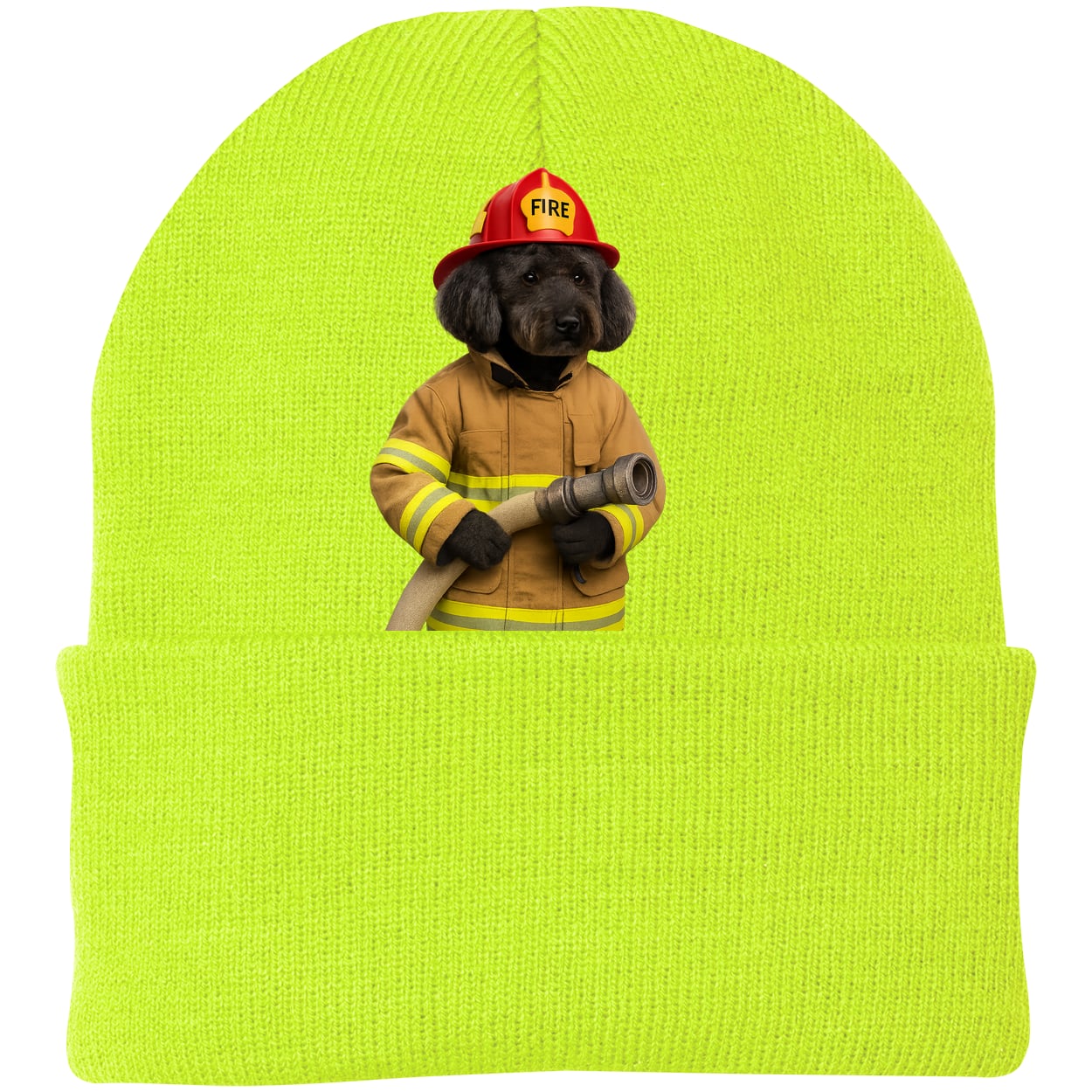 CP90 Port & Company Knit Beanie - Neon Yellow