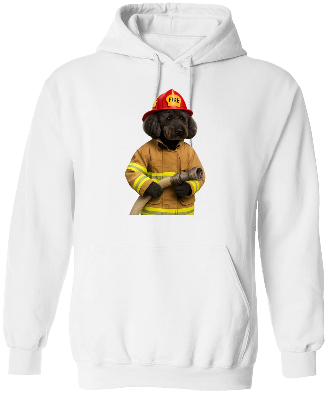 G185 Gildan Pullover Hoodie - White