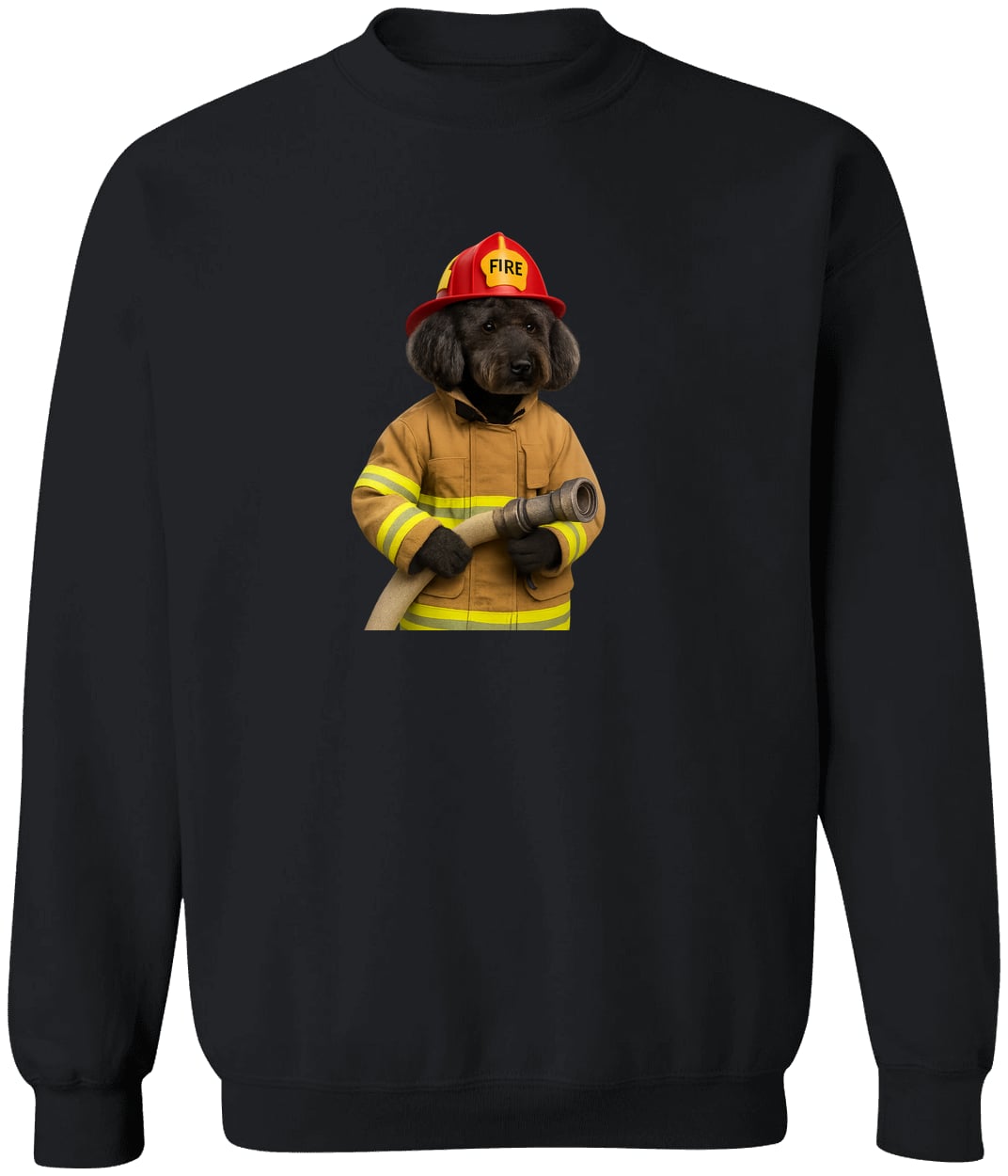 G180 Gildan Crewneck Pullover Sweatshirt - Black