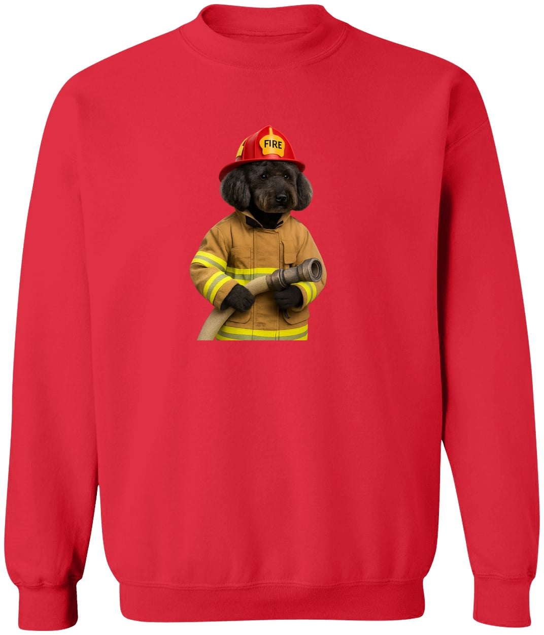 G180 Gildan Crewneck Pullover Sweatshirt - Red