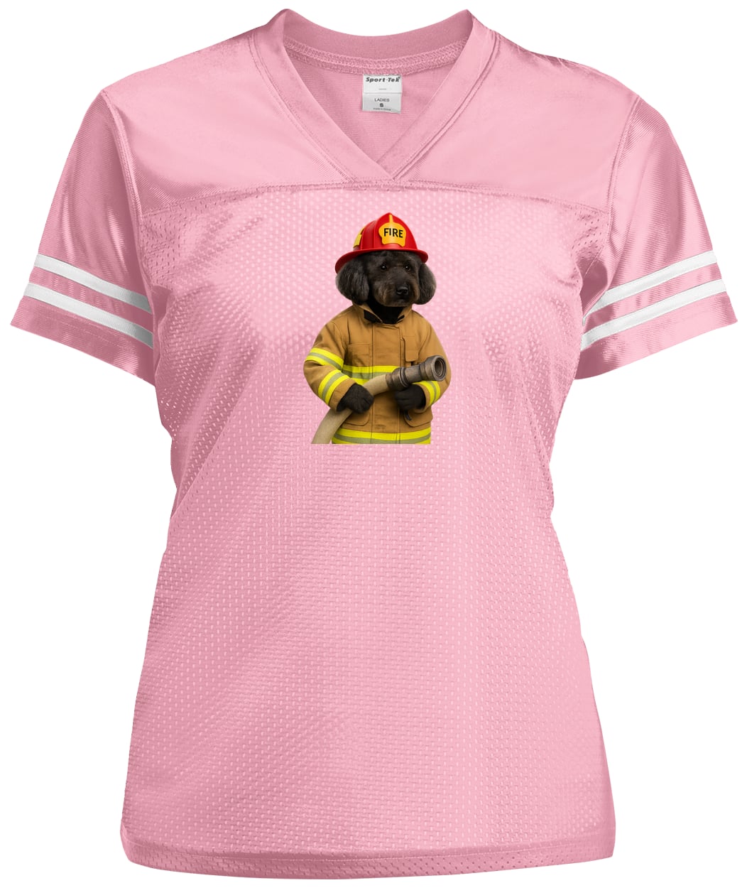 LST307 Sport-Tek Ladies' Replica Jersey - Light Pink/White