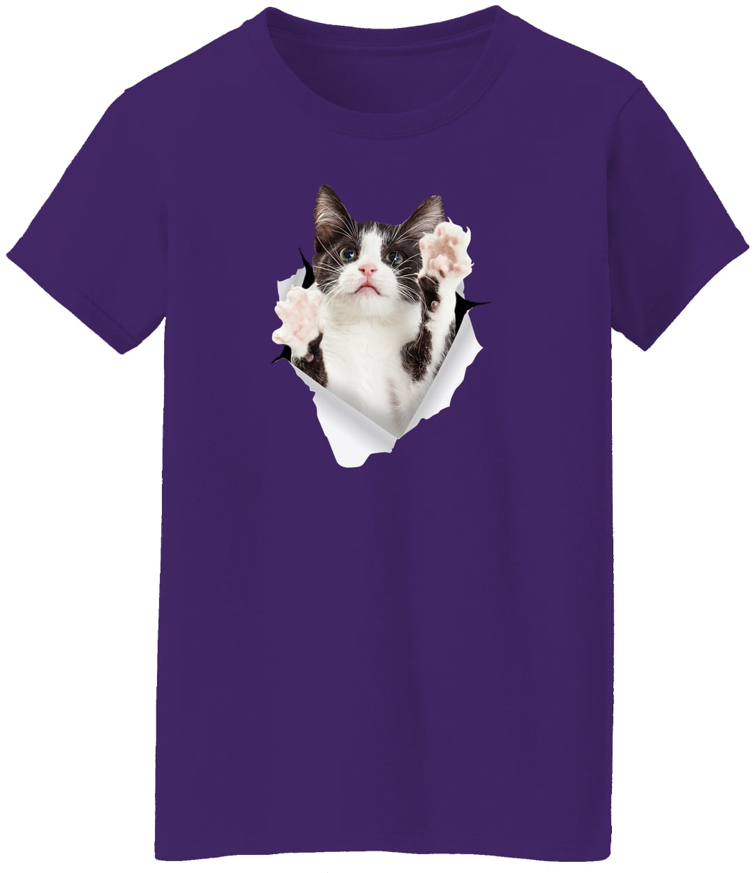 G500L Ladies' 5.3 oz. T-Shirt - Purple