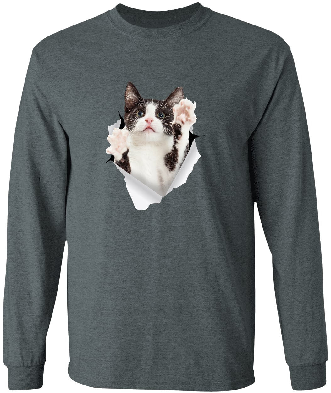 G540 LS T-Shirt 5.3 oz. - Dark Heather