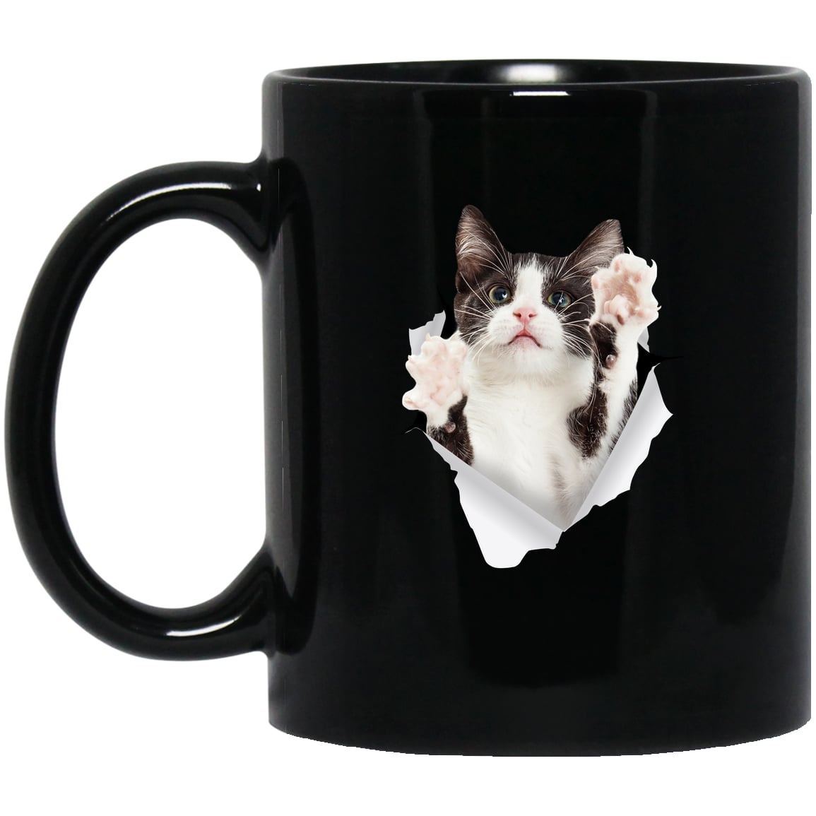 BM11OZ 11oz Black Mug Design Preview