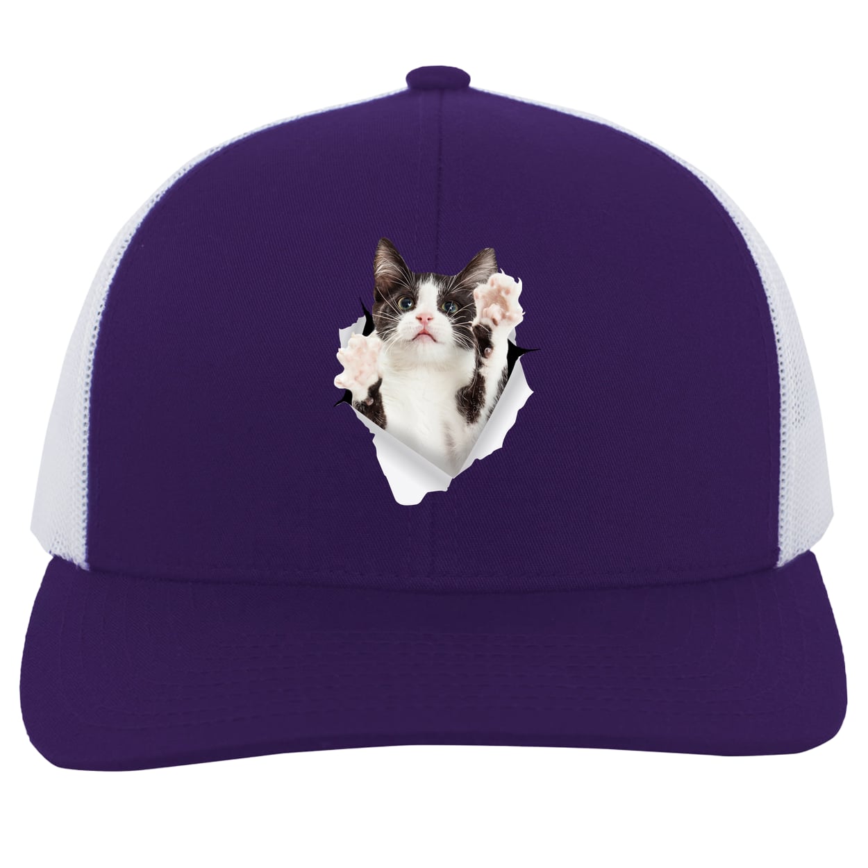 104C Trucker Snap Back - Purple/White