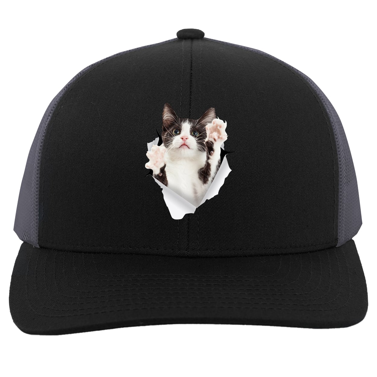 104C Trucker Snap Back - Black/Graphite