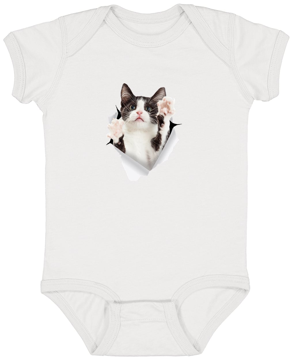 4424 Infant Fine Jersey Bodysuit - White