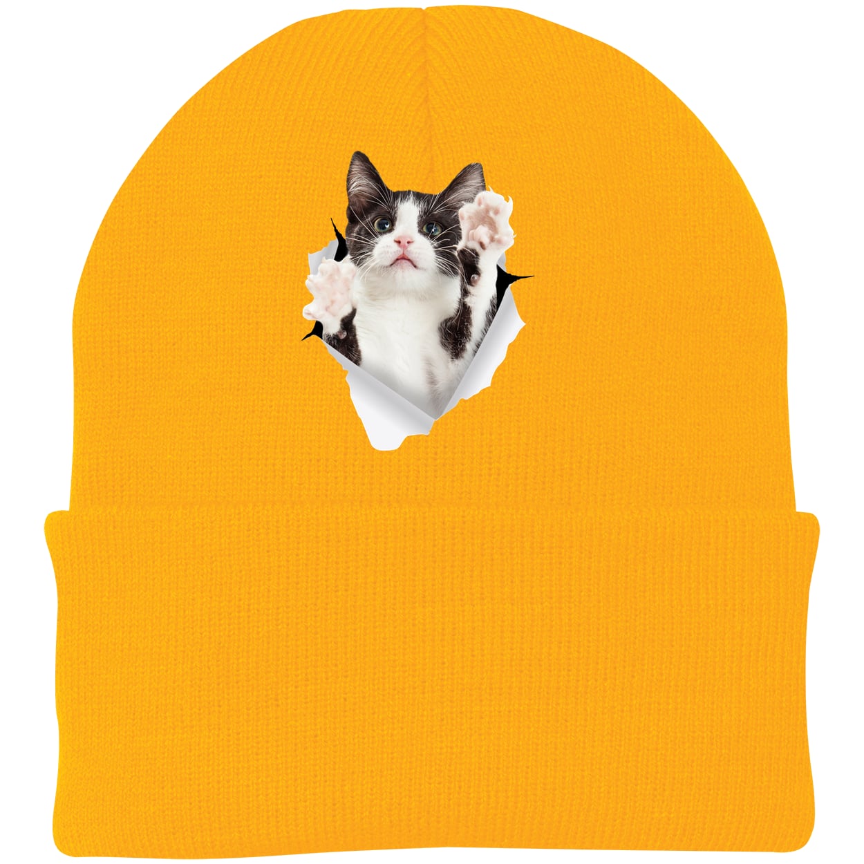 CP90 Port & Company Knit Beanie - Athletic Gold