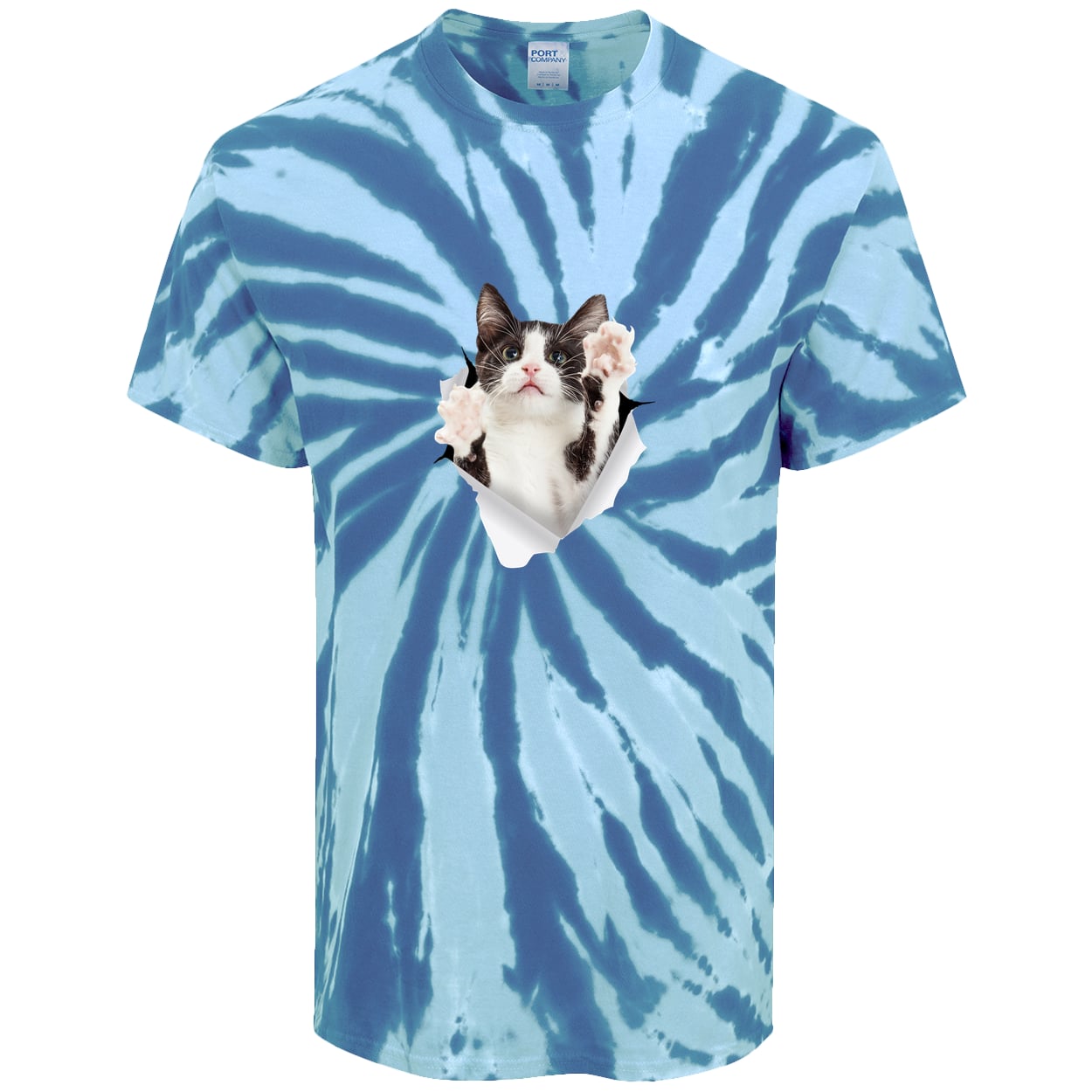 PC147 Port & Company Tie-Dye Tee - Royal