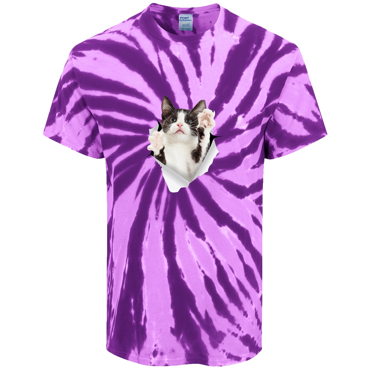 PC147 Port & Company Tie-Dye Tee - Purple