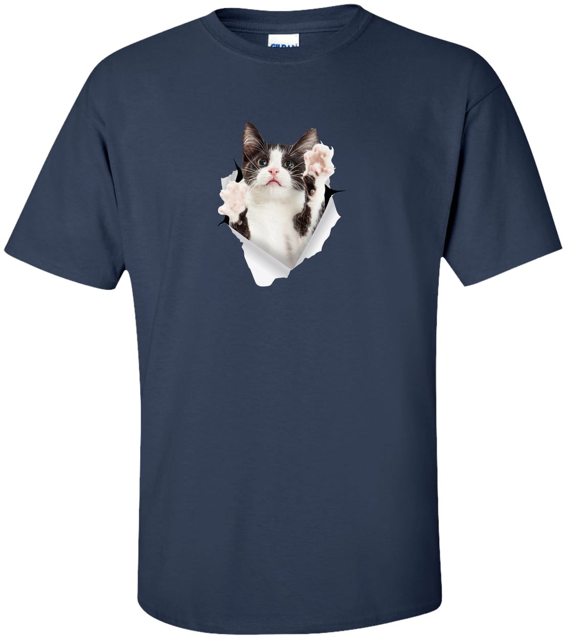 G200T Gildan Mens Tall Ultra Cotton Tee - Navy