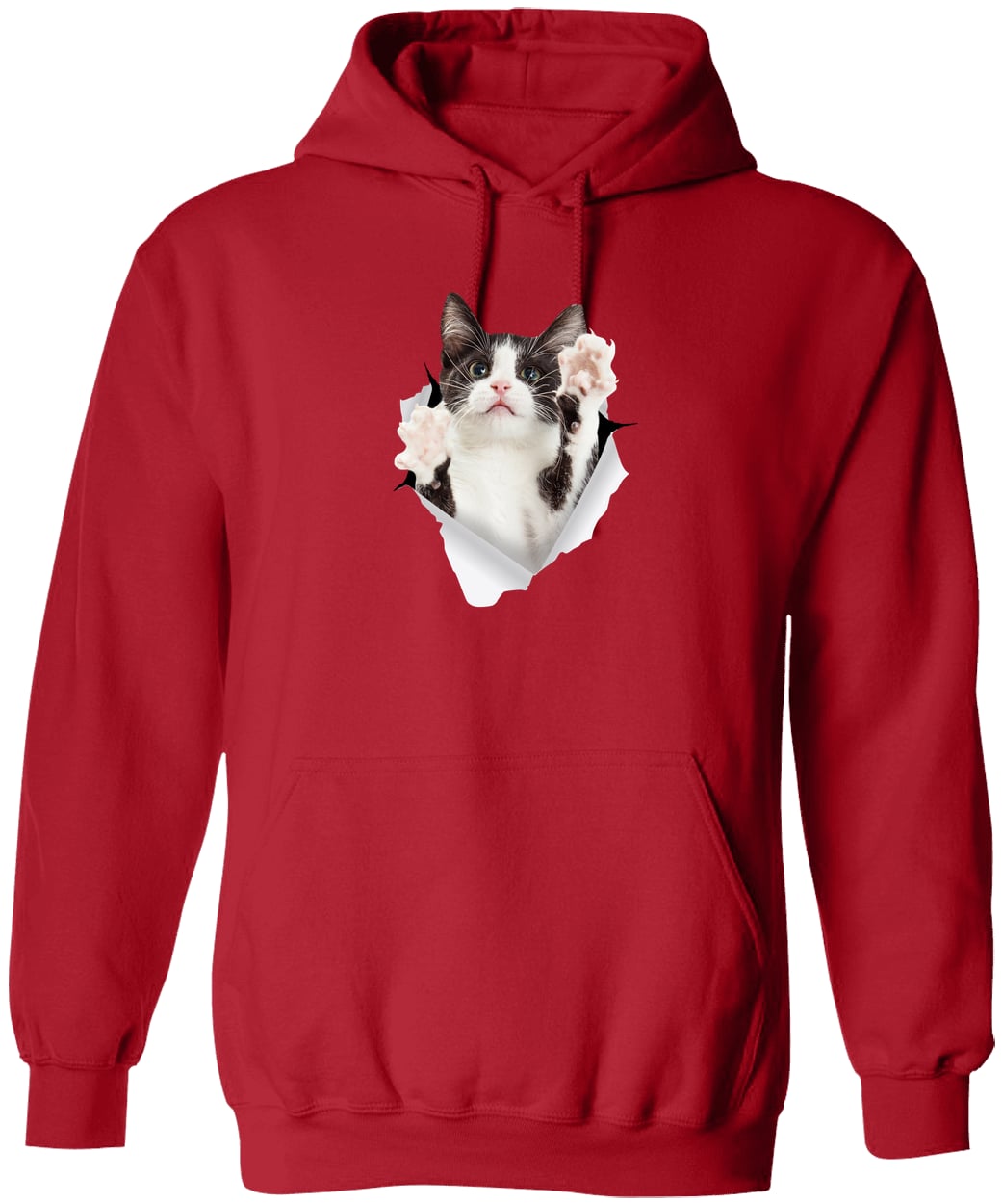 G185 Gildan Pullover Hoodie - Red