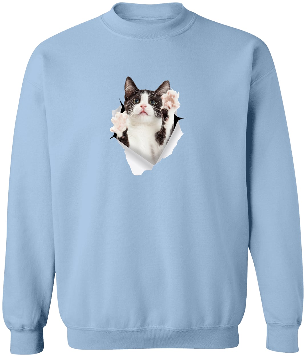 G180 Gildan Crewneck Pullover Sweatshirt - Light Blue