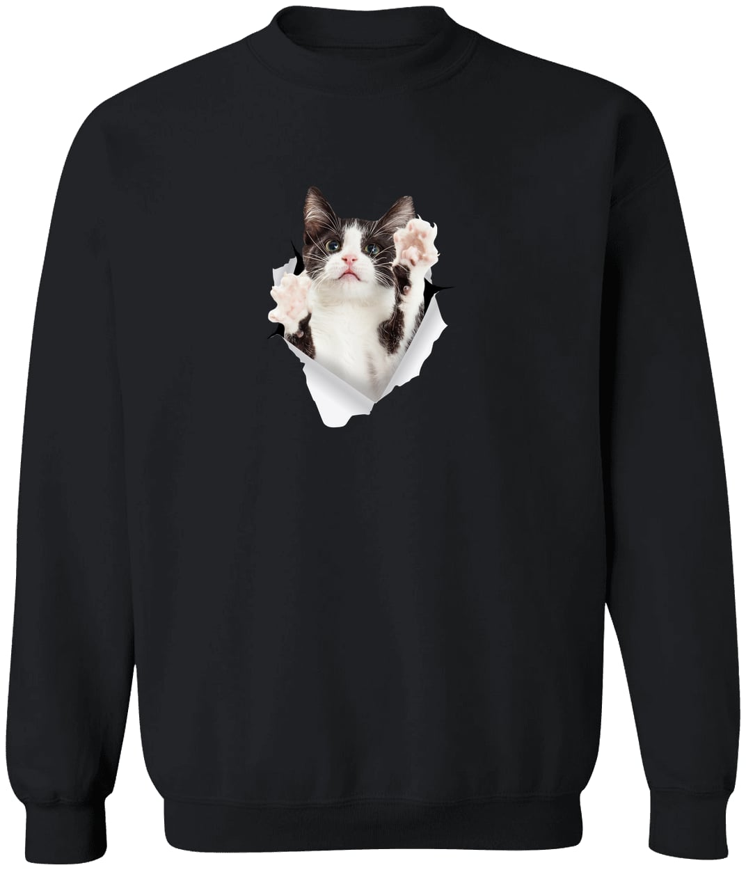 G180 Gildan Crewneck Pullover Sweatshirt - Black