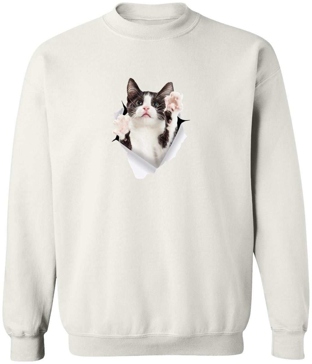 G180 Gildan Crewneck Pullover Sweatshirt - White