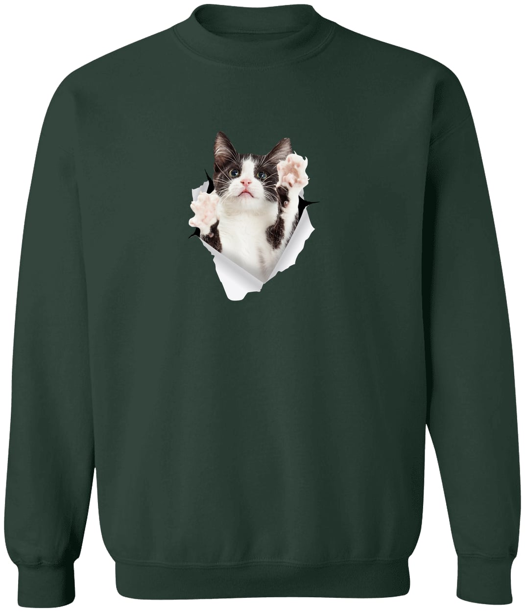 G180 Gildan Crewneck Pullover Sweatshirt - Forest Green