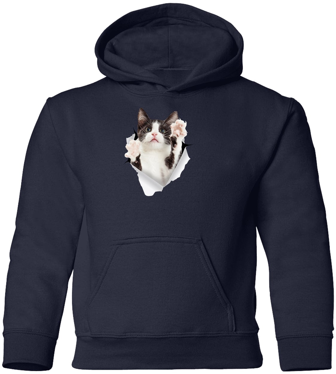 G185B Gildan Youth Pullover Hoodie - Navy