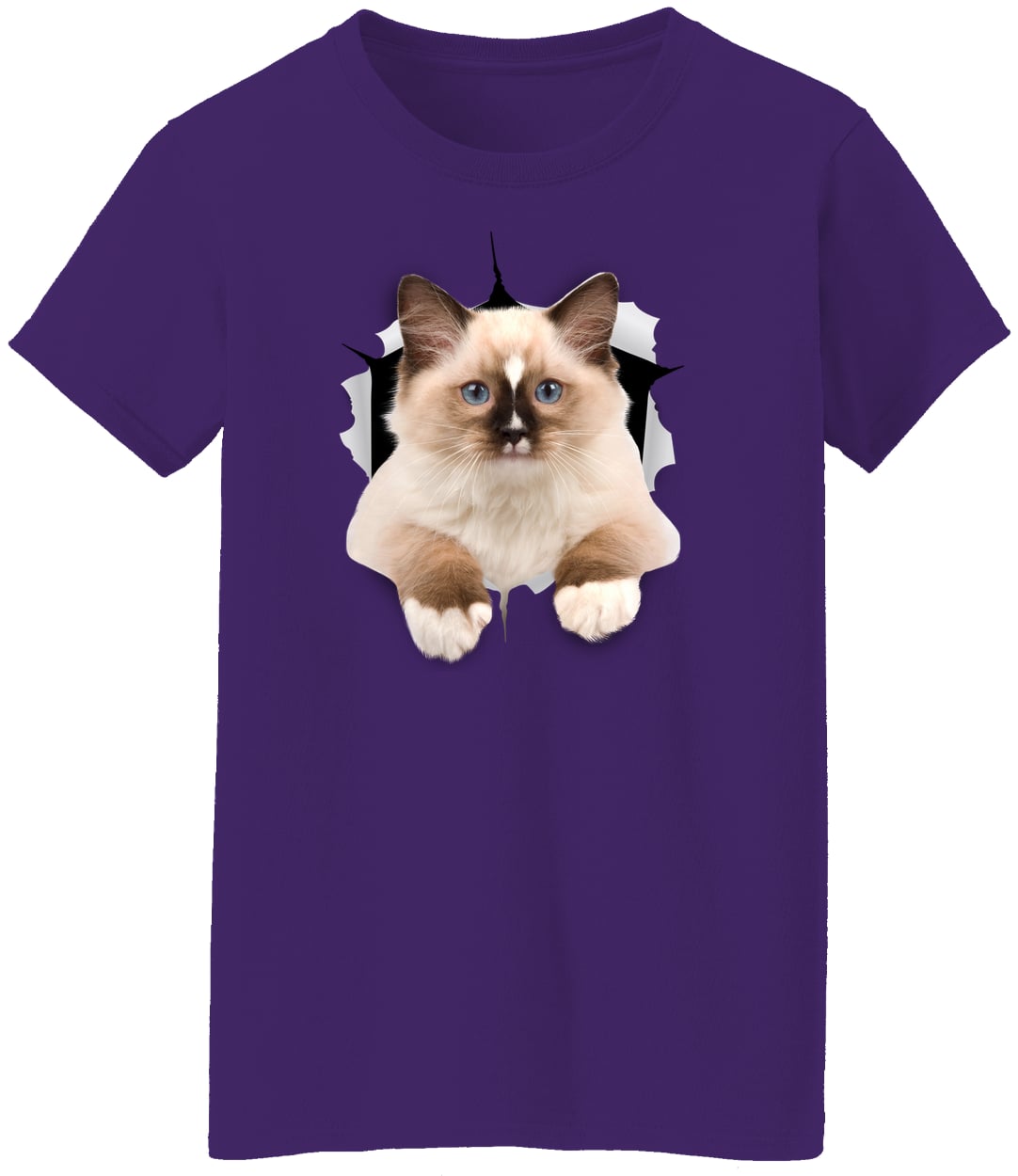 G500L Ladies' 5.3 oz. T-Shirt - Purple