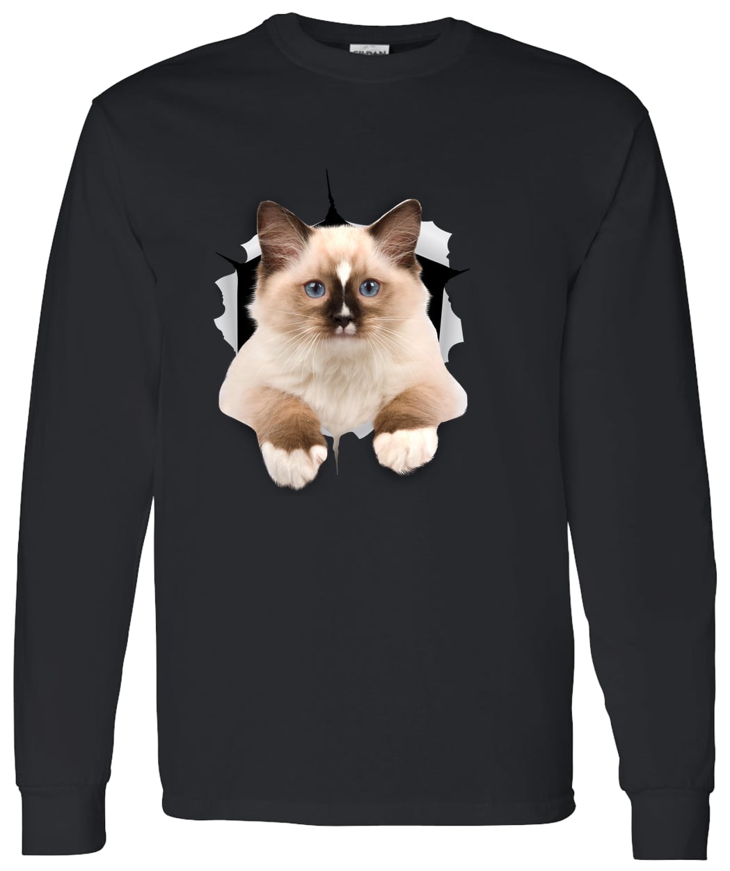G540 LS T-Shirt 5.3 oz. - Black