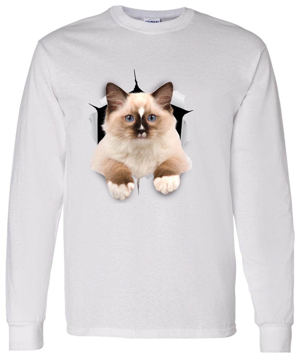G540 LS T-Shirt 5.3 oz. - White