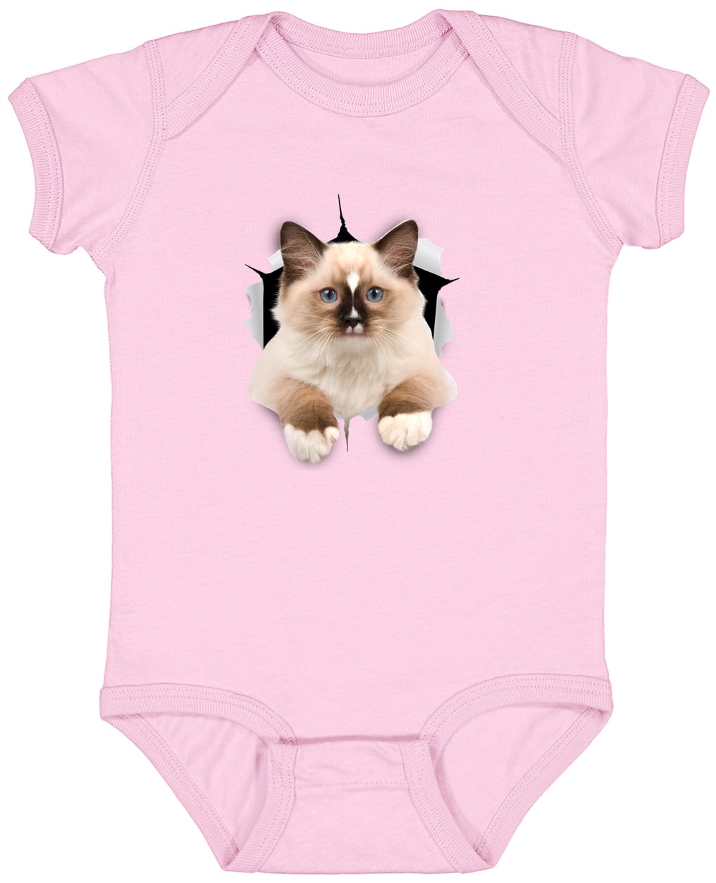 4424 Infant Fine Jersey Bodysuit - Pink