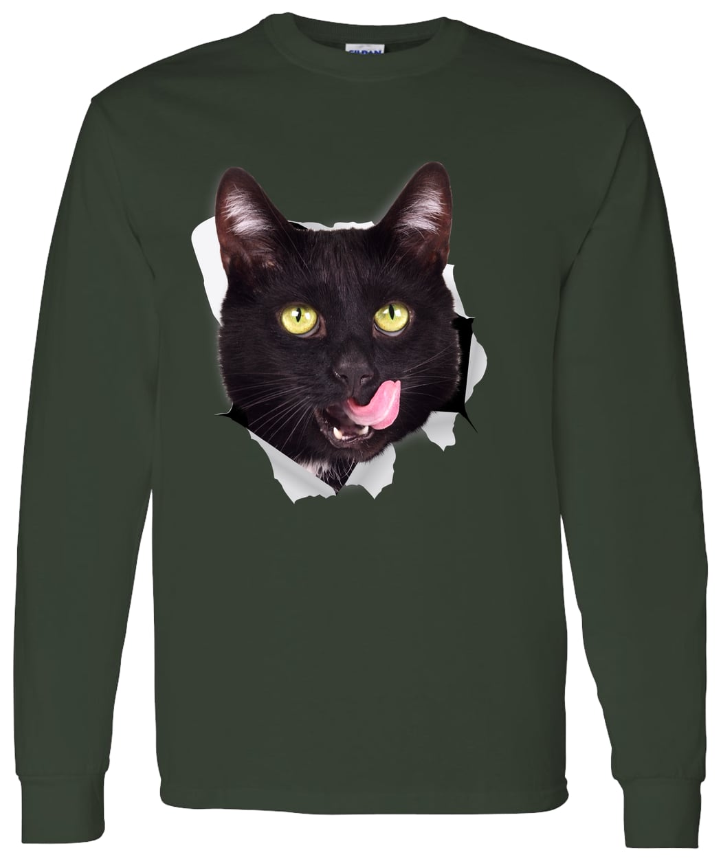 G540 LS T-Shirt 5.3 oz. - Forest Green
