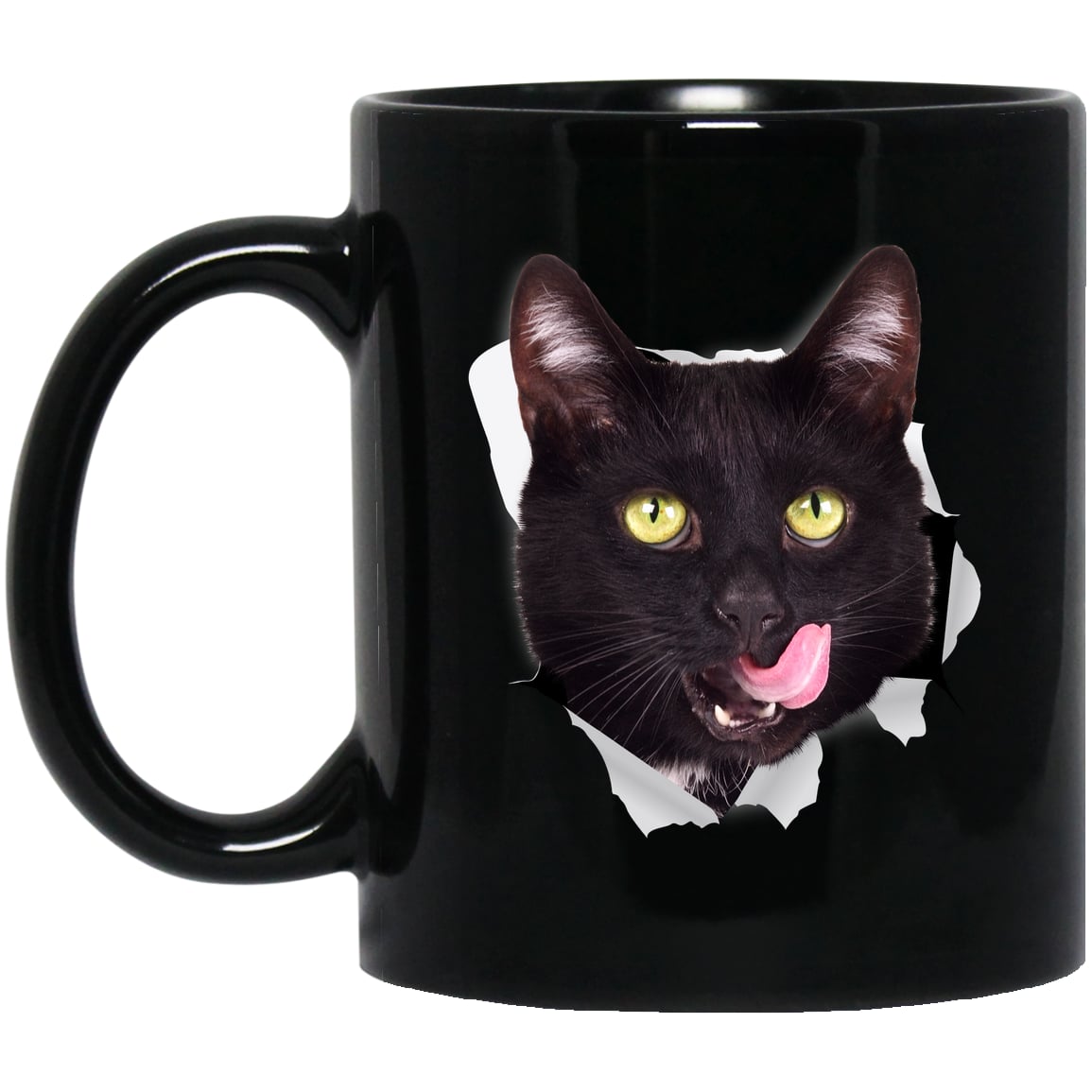 BM11OZ 11oz Black Mug Design Preview