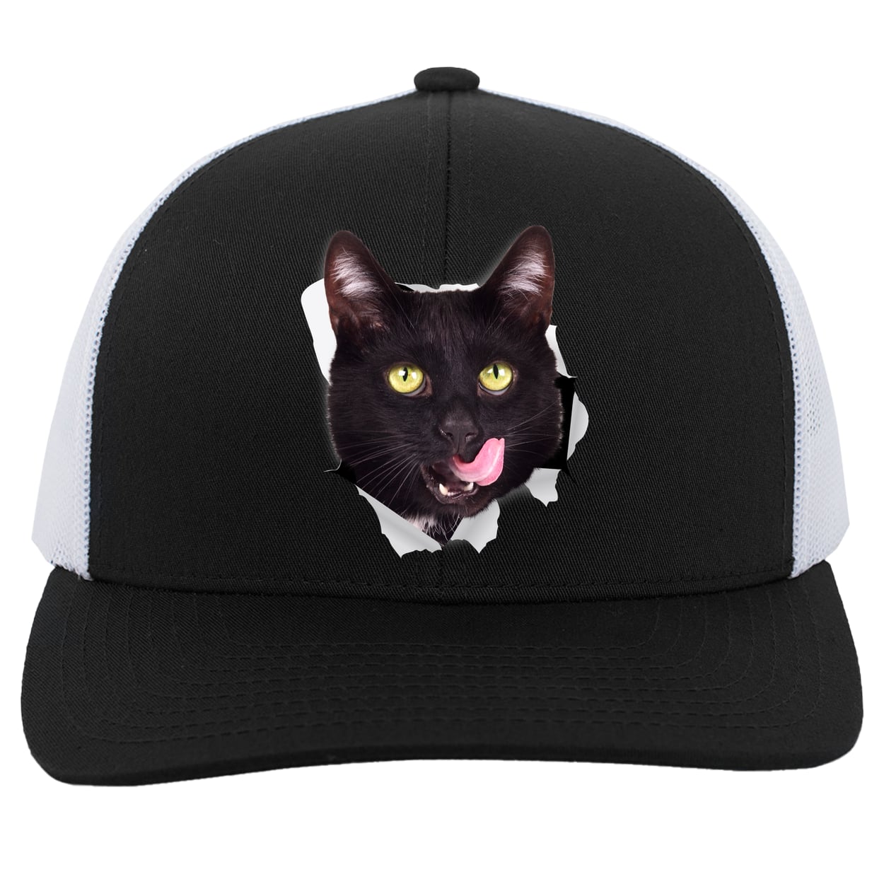 104C Trucker Snap Back - Black/White