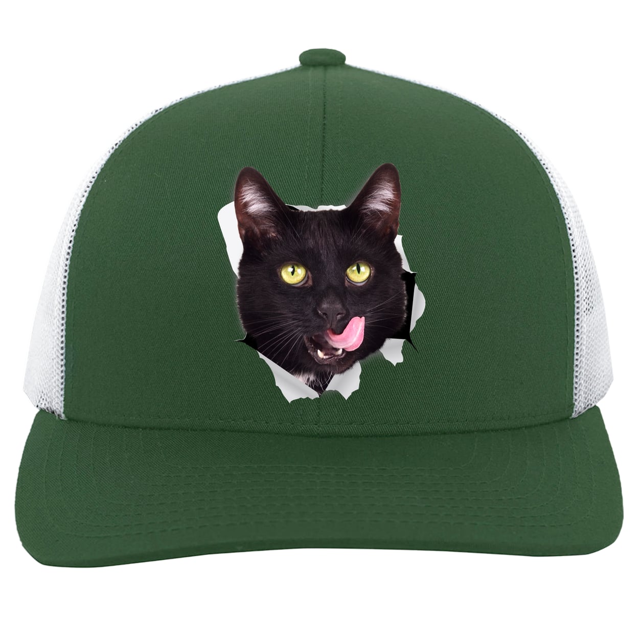 104C Trucker Snap Back - Dark Green/White