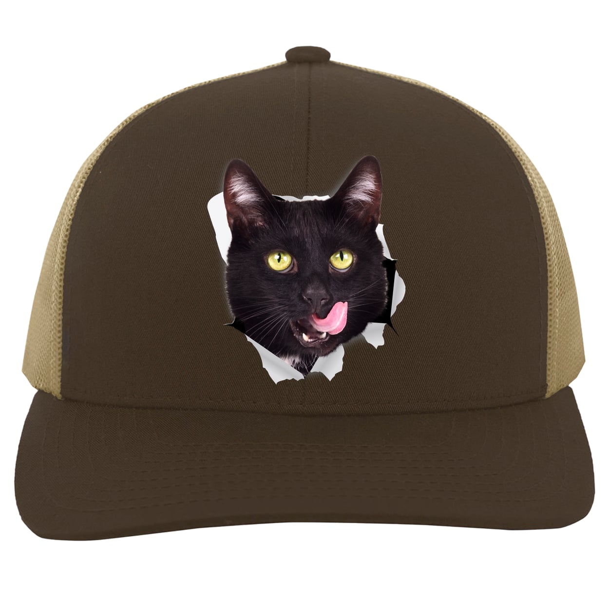 104C Trucker Snap Back - Brown/Khaki