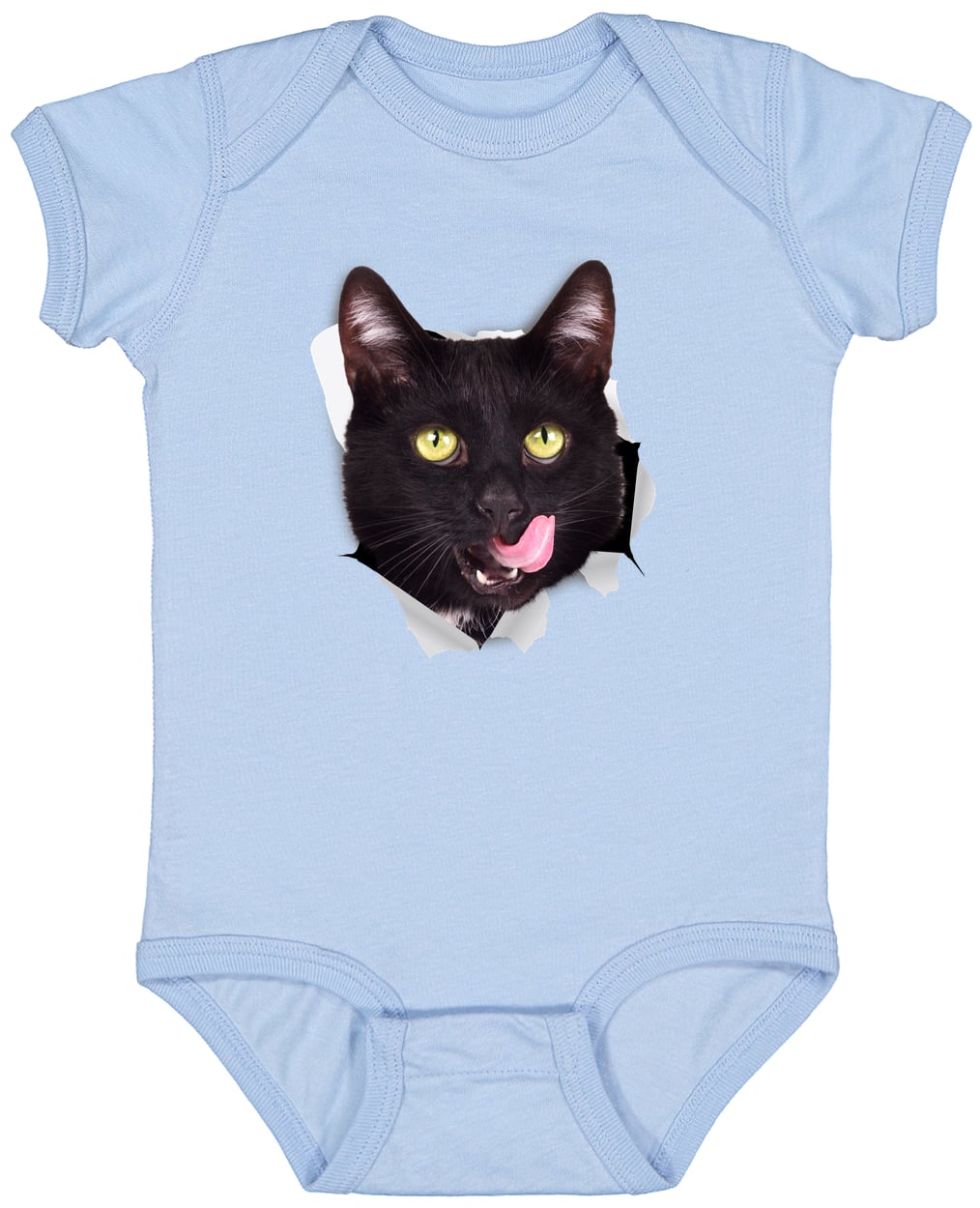 4424 Infant Fine Jersey Bodysuit - Light Blue