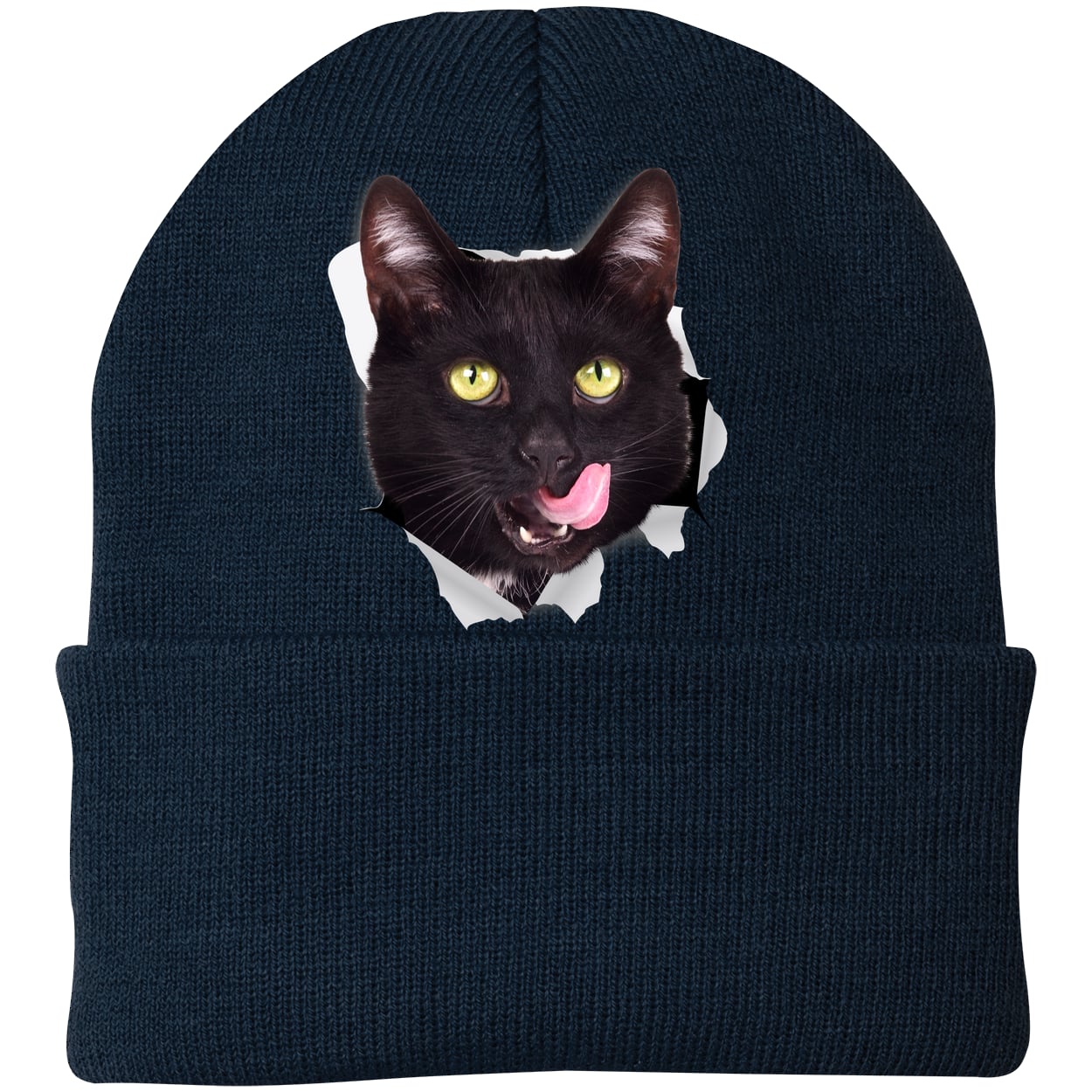CP90 Port & Company Knit Beanie - Navy