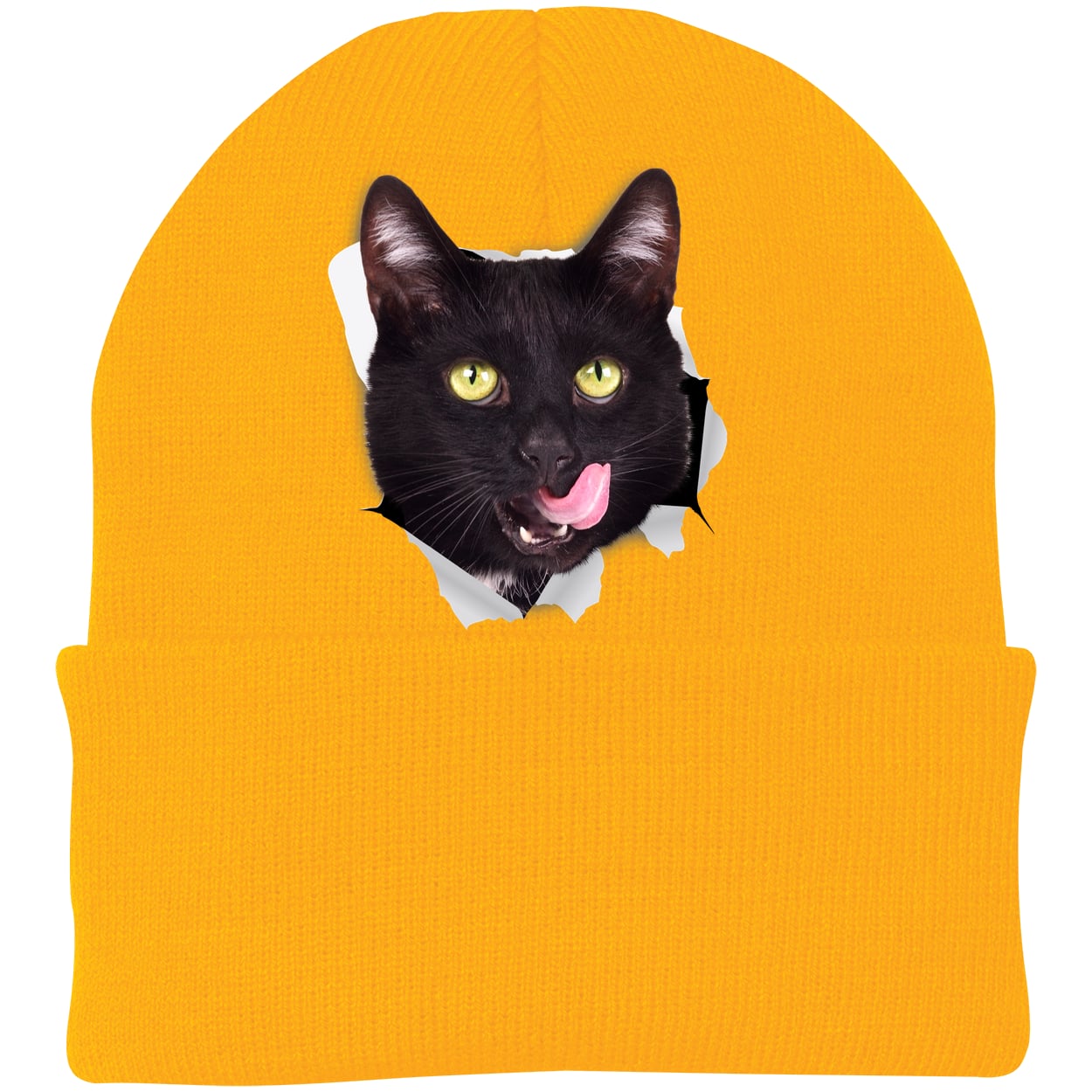 CP90 Port & Company Knit Beanie - Athletic Gold
