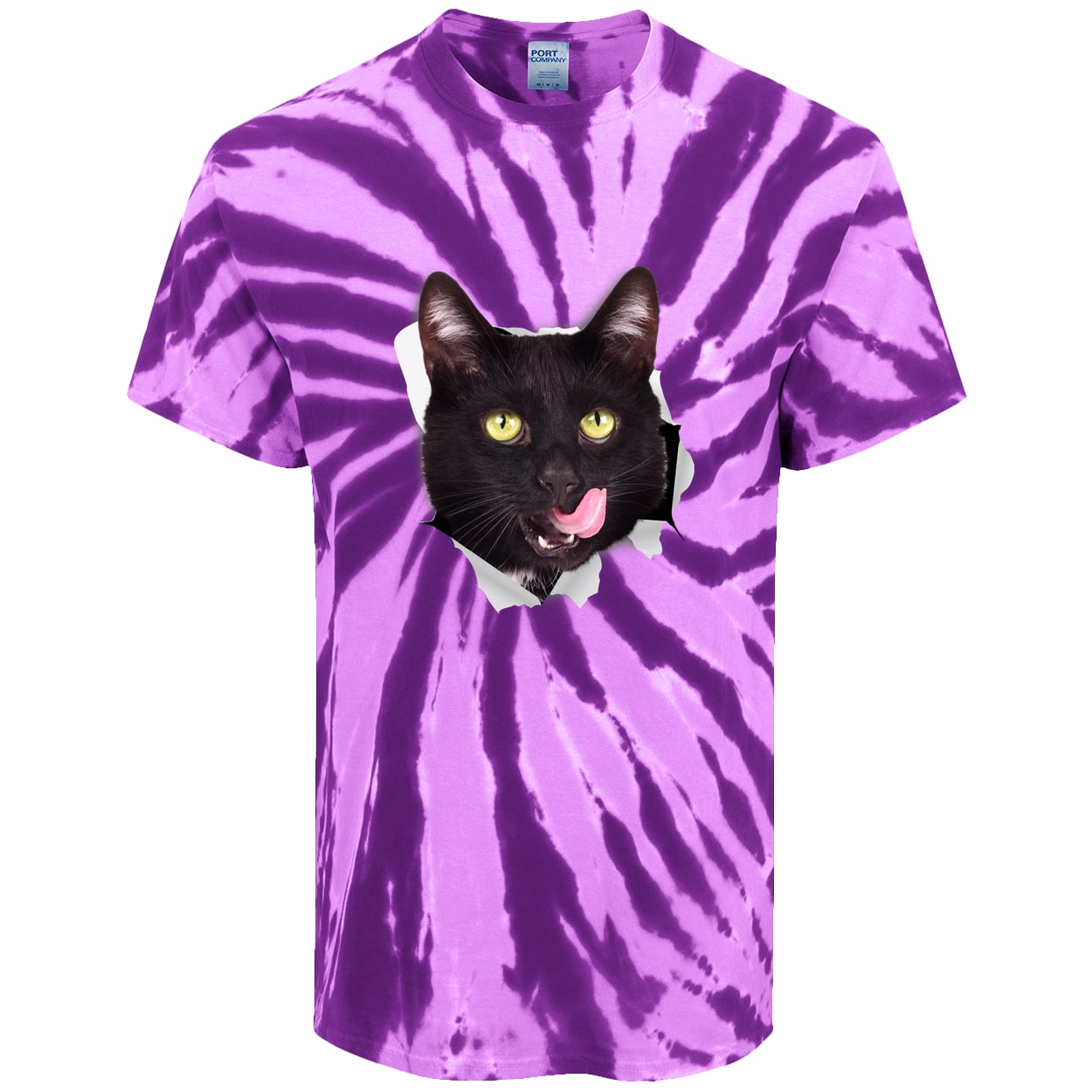 PC147 Port & Company Tie-Dye Tee - Purple
