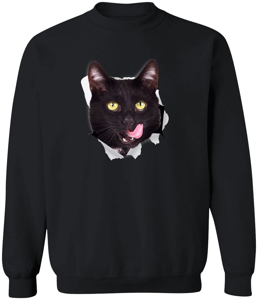 G180 Gildan Crewneck Pullover Sweatshirt - Black