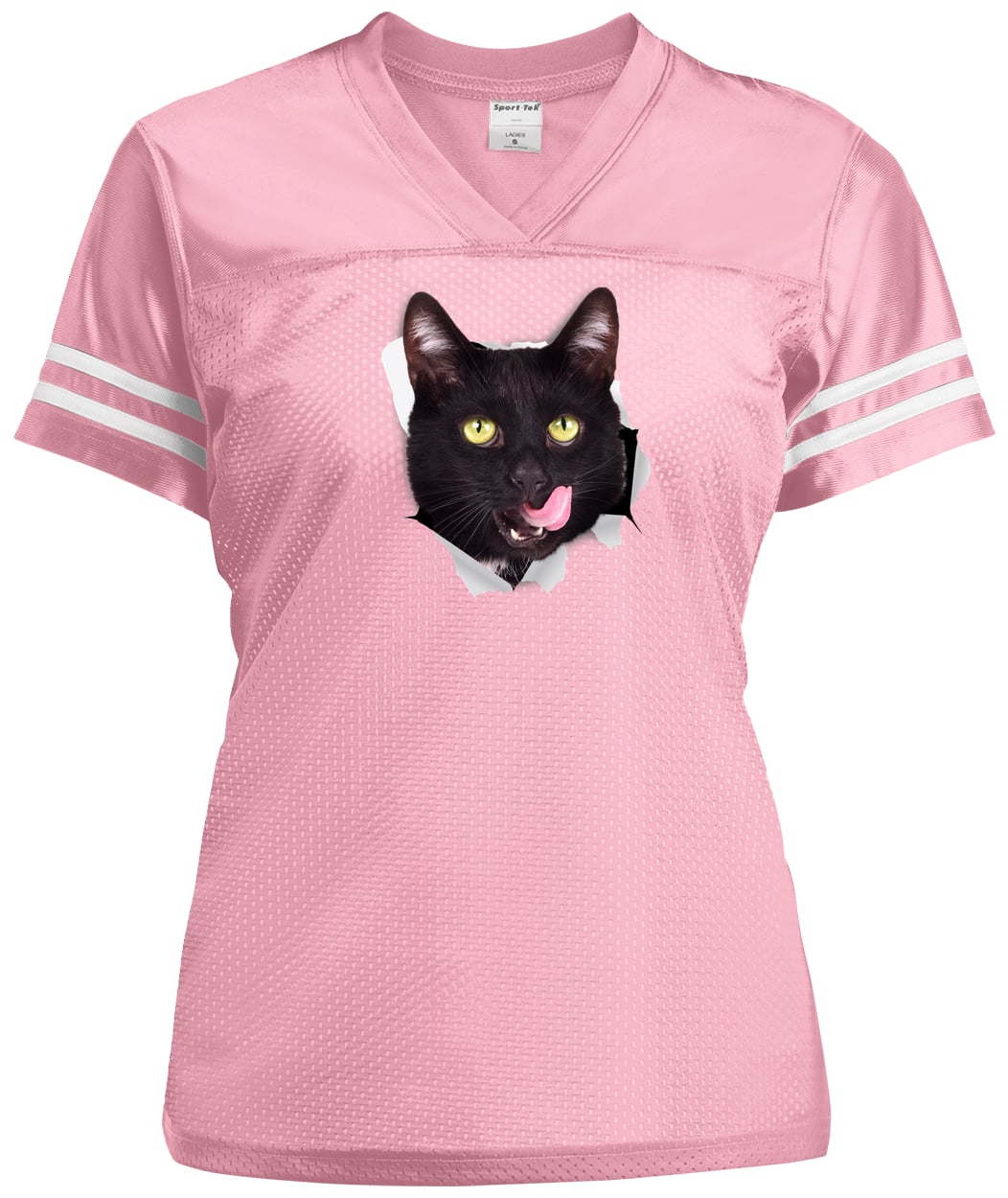 LST307 Sport-Tek Ladies' Replica Jersey - Light Pink/White